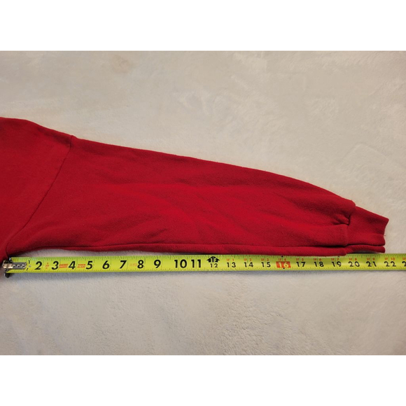Vintage Tultex Athletic Sport Red Sweatshirt L - Picture 6 of 8